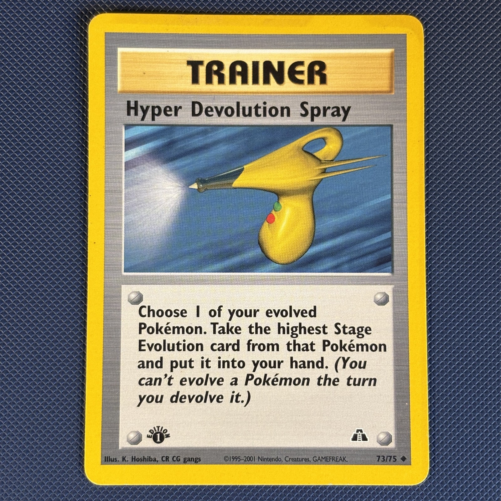 Hyper Devolution Spray 73/75 - Neo Discovery - 1st Edition Pokemon Card - LP