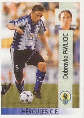 N°291 DUBRAVKO PAVLICIC # CROATIA HERCULES CF CROMO STICKER PANINI LIGA 1997 - Photo 1/1