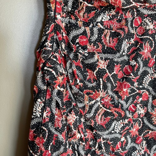Isabel Marant Etoile Esther Kleid Gr. XS One Shoulder bedruckt Mini Rüschensaum - Bild 17 von 23