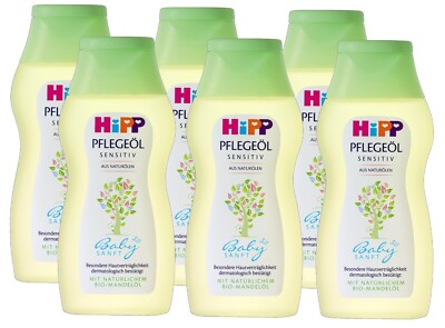 6 x HiPP Baby Sensitive Öl 200ml. Top Angebot!!!