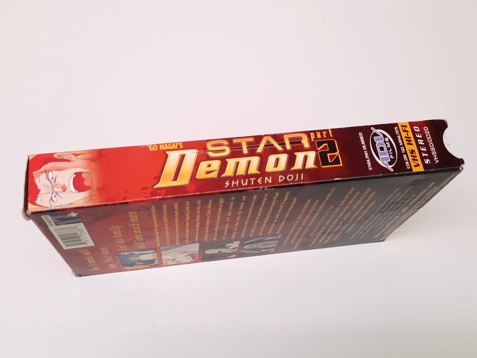 Star Demon Shuten Doji 2 VHS USA NTSC Retro Manga Anime Video English Language - Bild 3 von 4