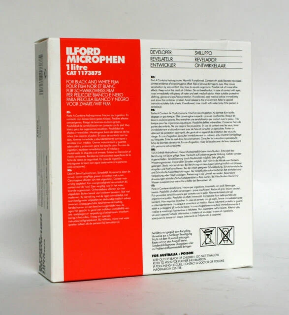 ILFORD Film Development Chemicals