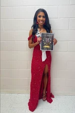 Sherri Hill Couture Red Dress Size 2 