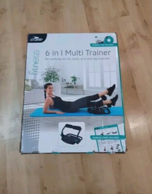 Crane Fitness 6 in 1 Multitrainer mit Workout DVD 55x33x43cm