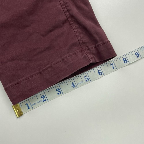 NN07 SIN NACIONALIDAD Pantalón Hombre W32 L32 Borgoña SIMON Calce Ajustado Algodón Sarga - Imagen 7 de 15