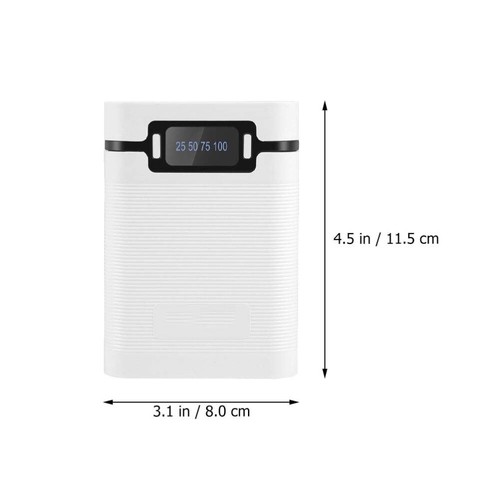 Dual USB Battery Box Kleine Powerbank Mit Schnellladung Tragbare Ladebank - Bild 8 von 12
