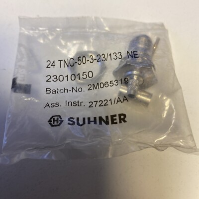 HUBER+SUHNER 24_TNC-50-3-23/133_NE   TNC Einbaubuchse (Bulkhead Jack)