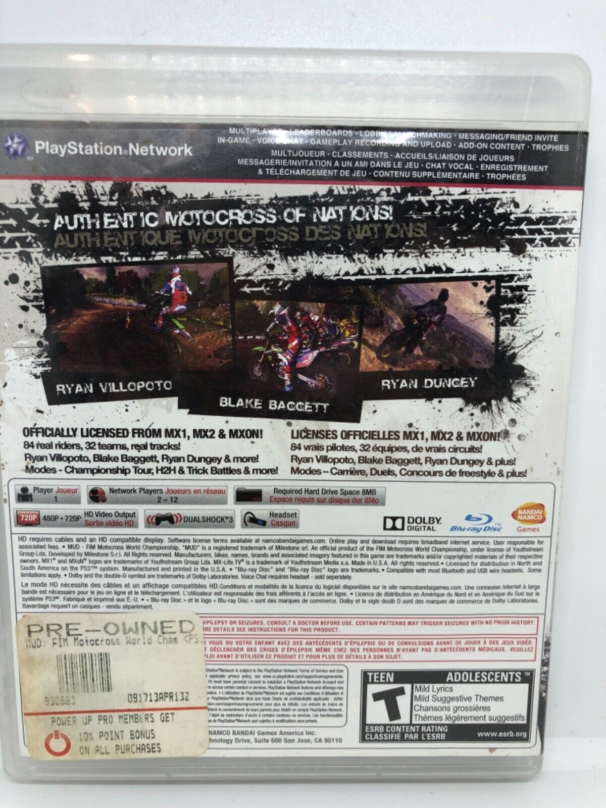 Mud - Fim Motocross World Championship Jogos Ps3 PSN Digital Playstation 3