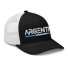 Minimal Argentina Bandera Camionero Sombrero Malla Argentina Trucker Cap