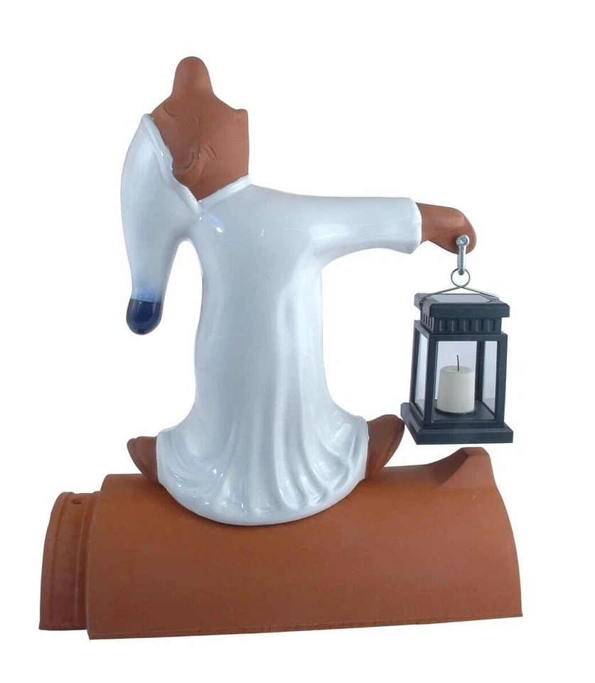 Dachschmuck | Firstschmuck | Firstfigur | Schlafwandler Junior mit Laterne - Bild 2 von 4