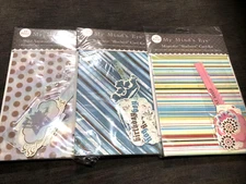 My Mind's Eye Wild Asparagus, Bohemia "Bluebird",Magnolia Starburst Card Kit Lot