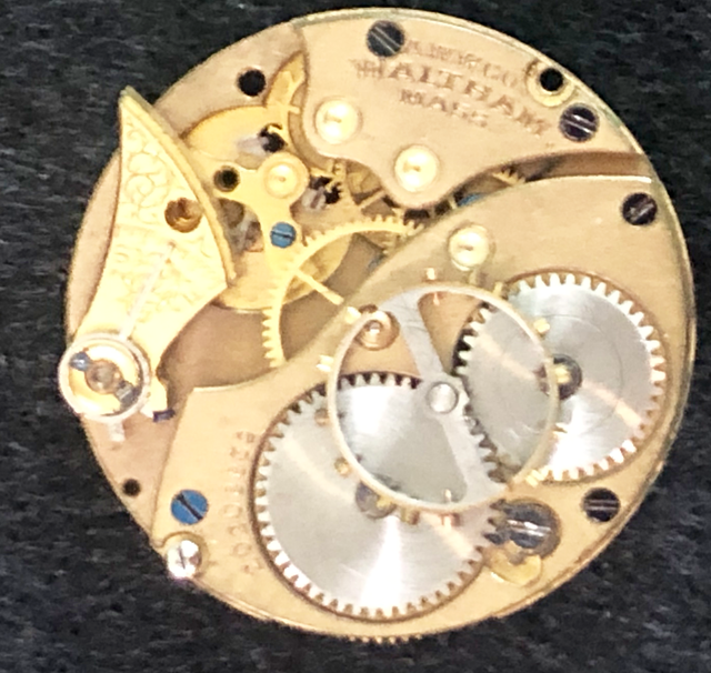 Vintage 1915 Waltham 1907 Pocket Watch Movement Grade 361 Parts 3/0s 7j