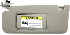 NEW for 2009-2014 Acura TL Sun Visor Driver Side (taupe - gray)