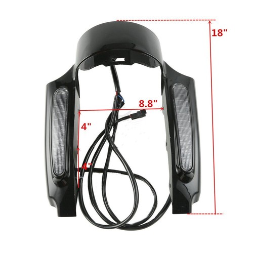 Rear Fender LED System For Harley CVO Touring Street Electra Road Glide 2009-13 - Picture 4 of 13