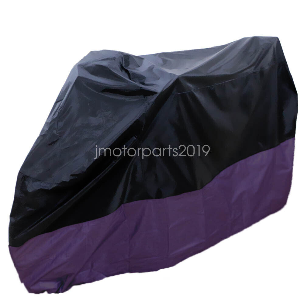 Blue Waterproof Motorcycle Cover - UV Resistant, Fits Suzuki GSXR, Honda, Yamaha