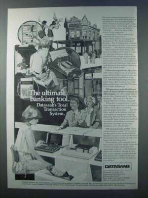 1981 Datasaab T2S Total Transaction System Ad