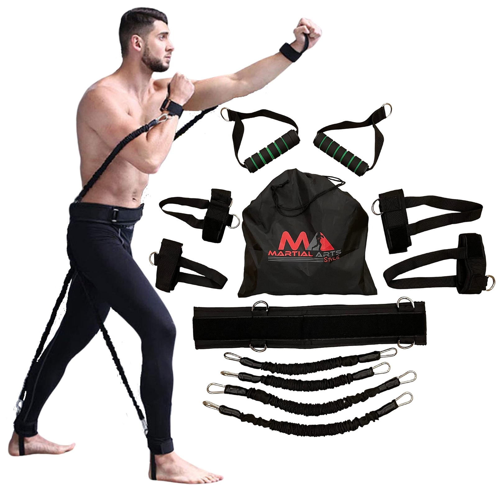 Boxing Resistance Bands Full Body Resistance Band Mma Trainin
