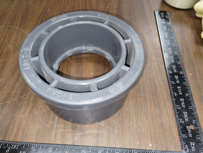 IPEX 6'' x 4'' PVCI Socket Bushing ASTM F439 PVC