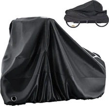 Barbella Adult Tricycle Cover Trike Cover with Lock Hole Storage Bag Waterproof