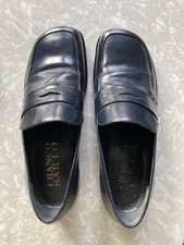 Franco Sarto women's loafers size 6 1/2 very dark navy blue