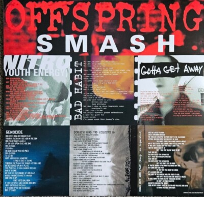 The Offspring - Smash LP Bright Green Vinyl Brand New Sealed Nofx