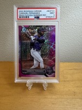 2022 Bowman Chrome - Prospects Fuchsia Shimmer Refractor #BCP-191 Yanquiel...