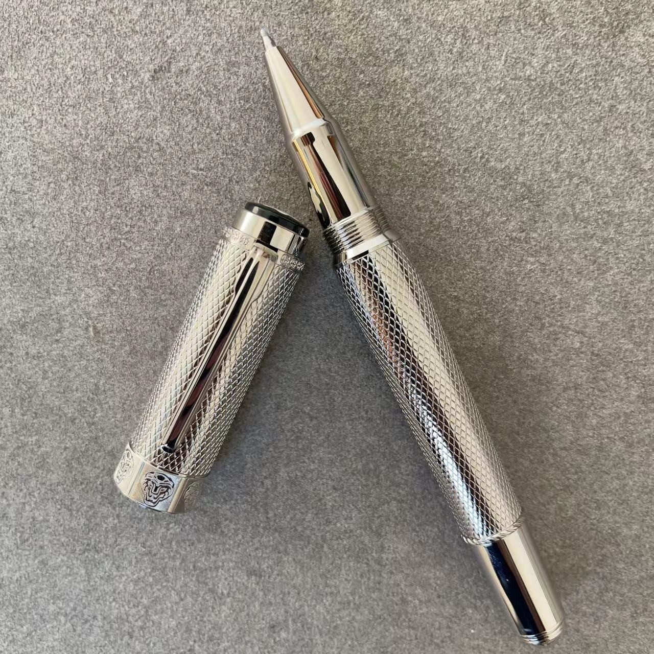 Deluxe Patron Guggenheim Series Grid Silver Color 0.7mm Rollerball Pen