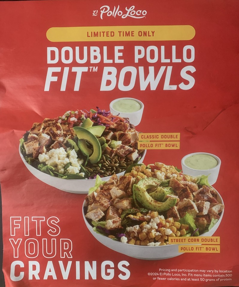 El Pollo Loco Savings 1 Sheet 8 Total Coupons Expires Feb. 21, 2024 eBay