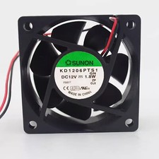 SUNON 6025 KD1206PTS1 DC12V 1.8W 6cm 2-wire cooling fan