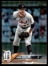 2018 Topps Update Rainbow Foil SP #US294 Shane Greene Detroit Tigers