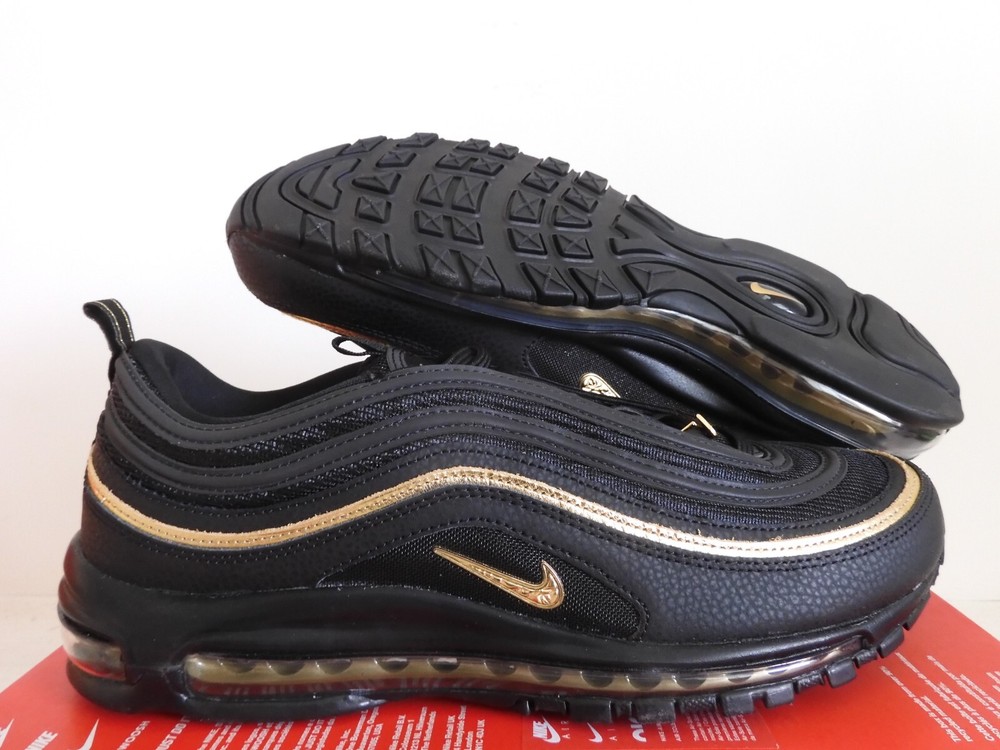 Nike Air Max 97 Black Metallic Gold Men's Size 12.5 DC2190-001