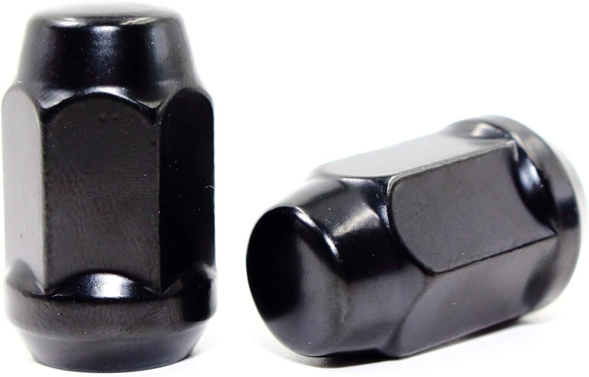 20 12x1.25 Black Acorn Lug Nuts for Subaru BRZ WRX STI