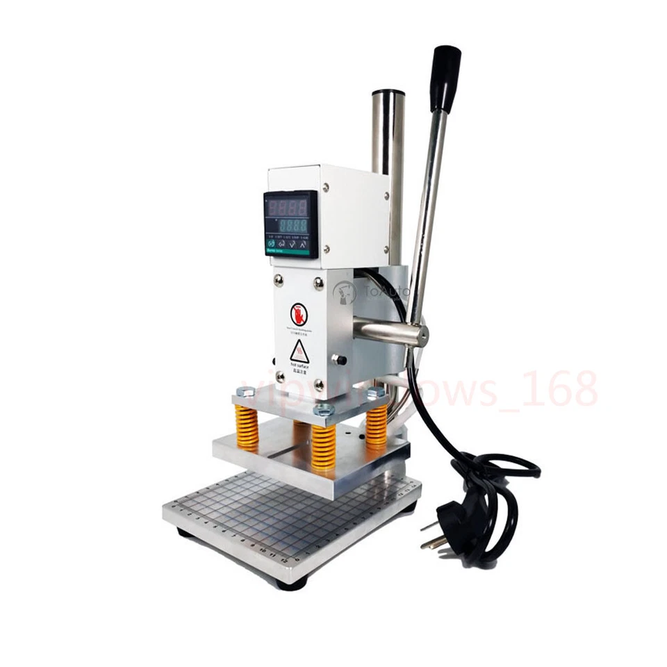 5x7CM Digital Hot Foil Stamping Machine Leather PU Press Embossing Printing 110V - Image 3 of 4