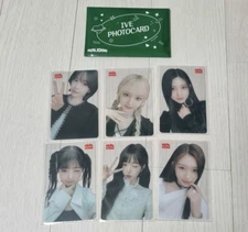 IVE PAPA JOHNS PIZZA POB Official Photocards Wonyoung Rei Liz Leeseo Yujin Gaeul