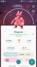 Shiny Magmar Pokemon Tr@de Go