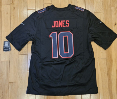 NWT 2021 Nike Black Mac Jones NEW ENGLAND PATRIOTS Men's NFL