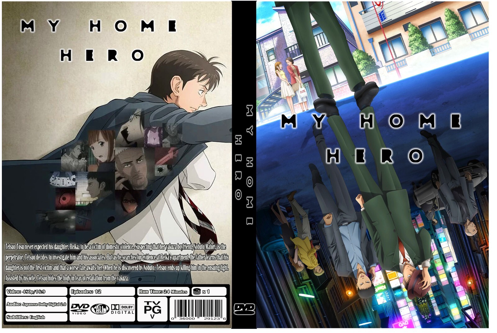 Episodios de la serie de anime My Home Hero 1-12