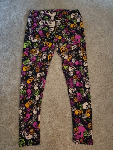 Leggings LuLaRoe Halloween Sorcière Chaudron Violet - Taille Unique - Neuf Avec étiquette