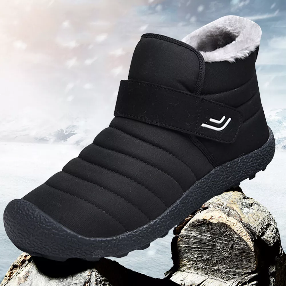Waterproof Snow Boots Anti Slip Ankle Boots Outdoor Cotton Shoes