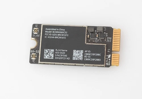 Apple MacBook Air A1465   11,6 inch WiFi / Bluetooth card
