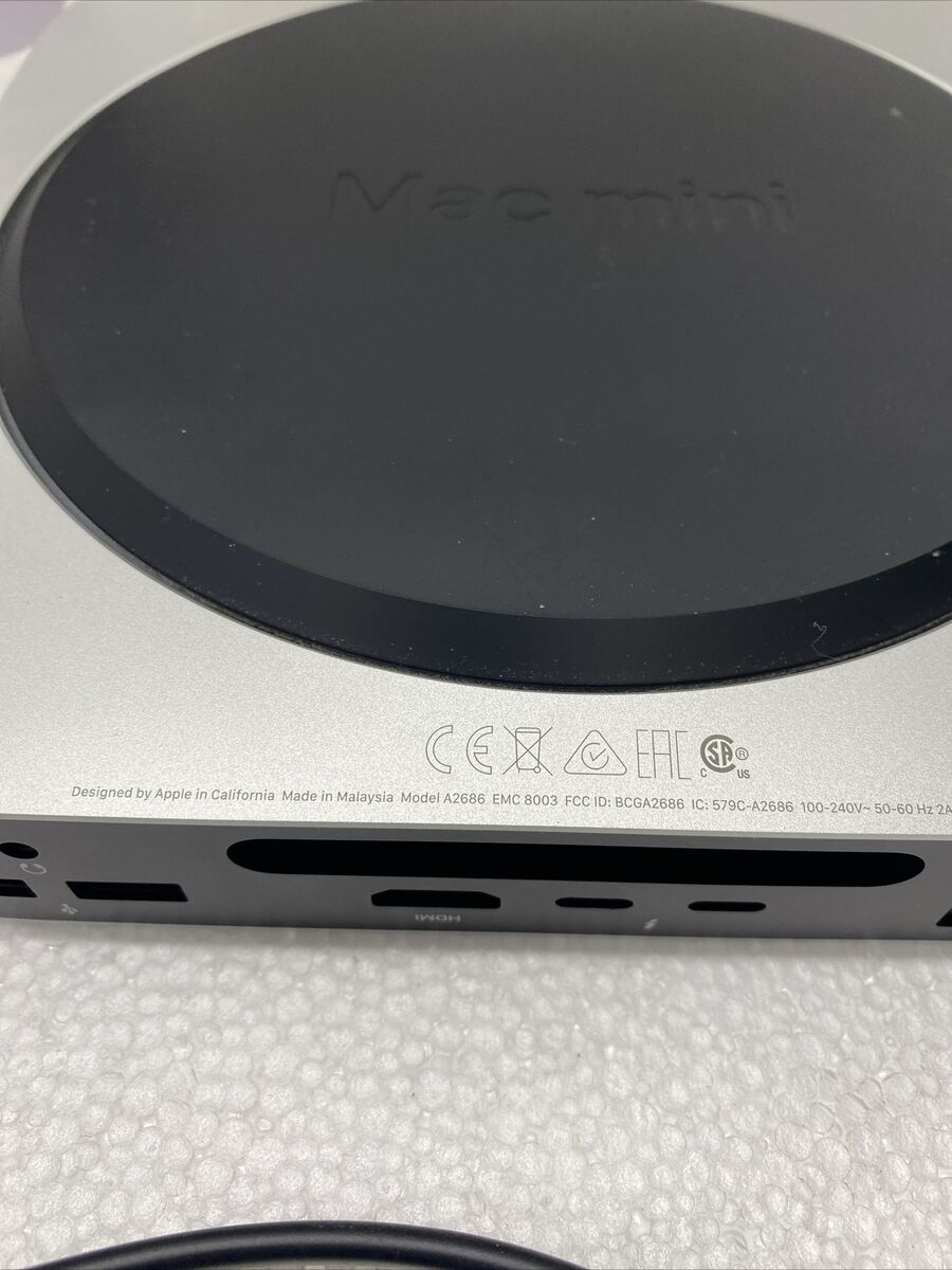 Mac Mini with Apple m2 Chip 8GB Memory 256GB Md A2686 JPH-01 Mac Mini with Apple m2 Chip 8GB Memory 256GB Md A2686 JPH-01