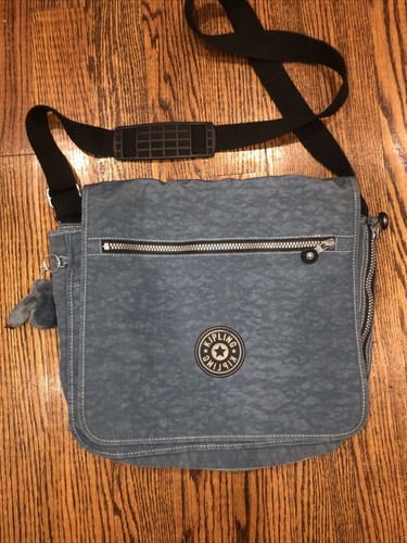Kipling Crossbody Bag Medium Blue Madhouse Expandable Messenger Bag TM2133
