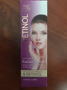 retinol anti wrinkle facial serum with dead sea minerals