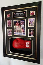 *** NEU Anthony Joshua signierter Boxhandschuh Autogramm v KLITSCHKO Display **