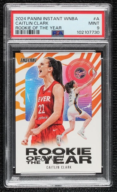 2024 Panini Instant WNBA Rookie of the Year /115750 Caitlin Clark PSA 9 MINT RC