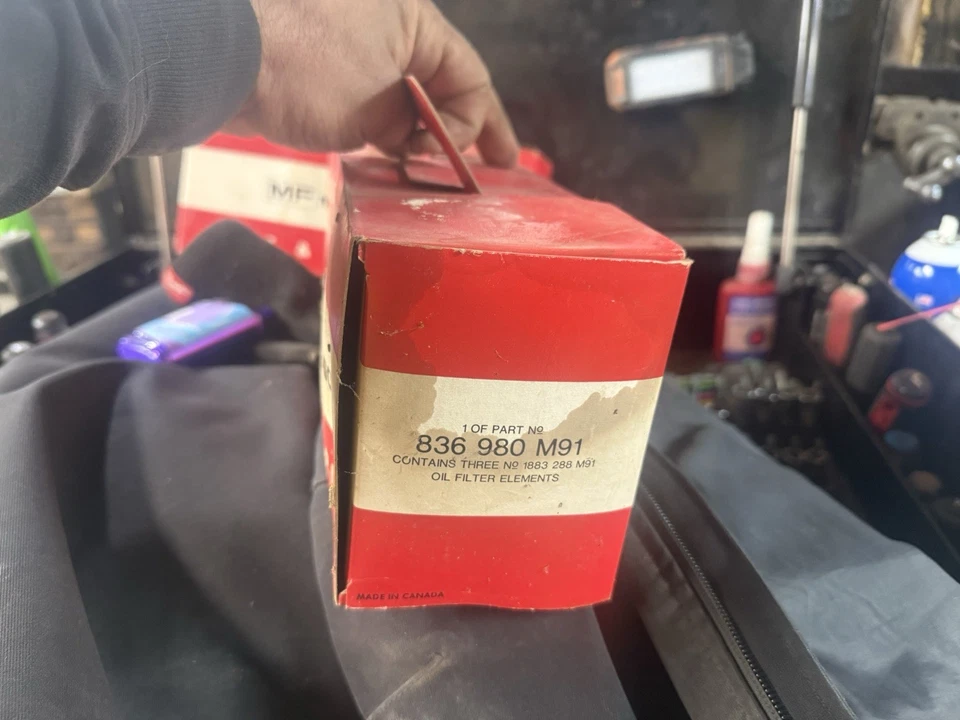 Filtros Massey Ferguson vintage en caja Foto 4 de 4