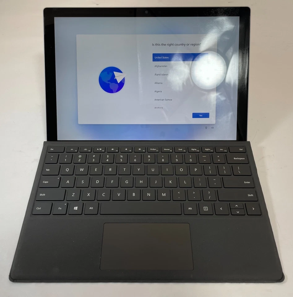 MICROSOFT SURFACE PRO 7 1866 i5 1035G4 8GB 256GB W11P-W/Keyboard-SEE PHOTOS - Image 2 of 4