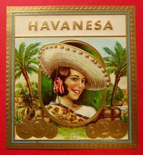 ▪️ ETIKETT ▪️ Original Lithographie ▪️ Vintage ▪️ Old Cigar Box Label ▪️...