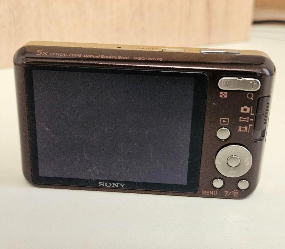 Sony Cybershot W570 Gold Dsc-W570/N 16.1MP GC Digital Camera