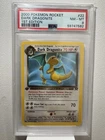 PSA 8 NM MT Pokemon Dark Dragonite 22 1st Edition Team Rocket 2000 Rare Low Pop